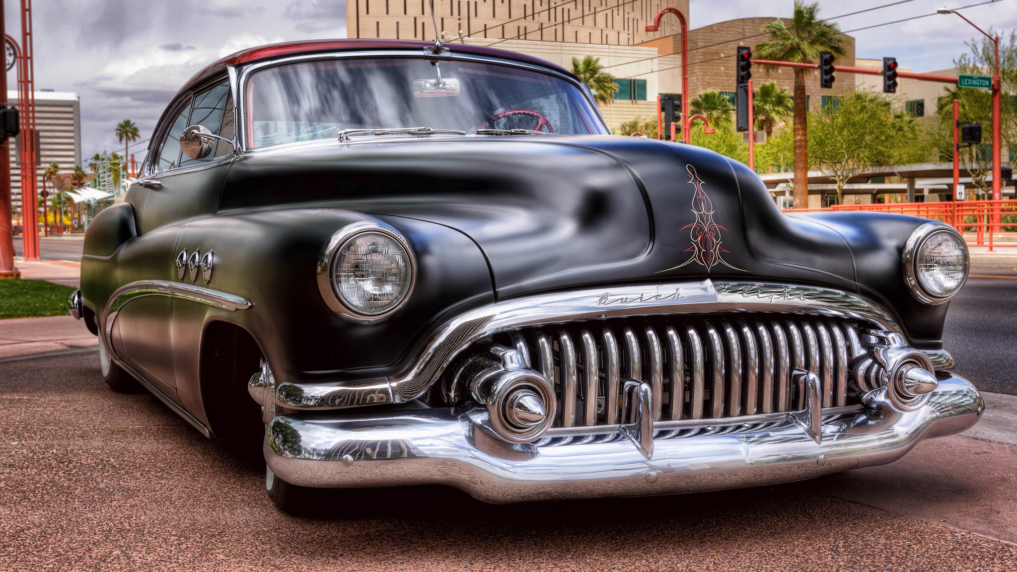 buick buick retro coche frente