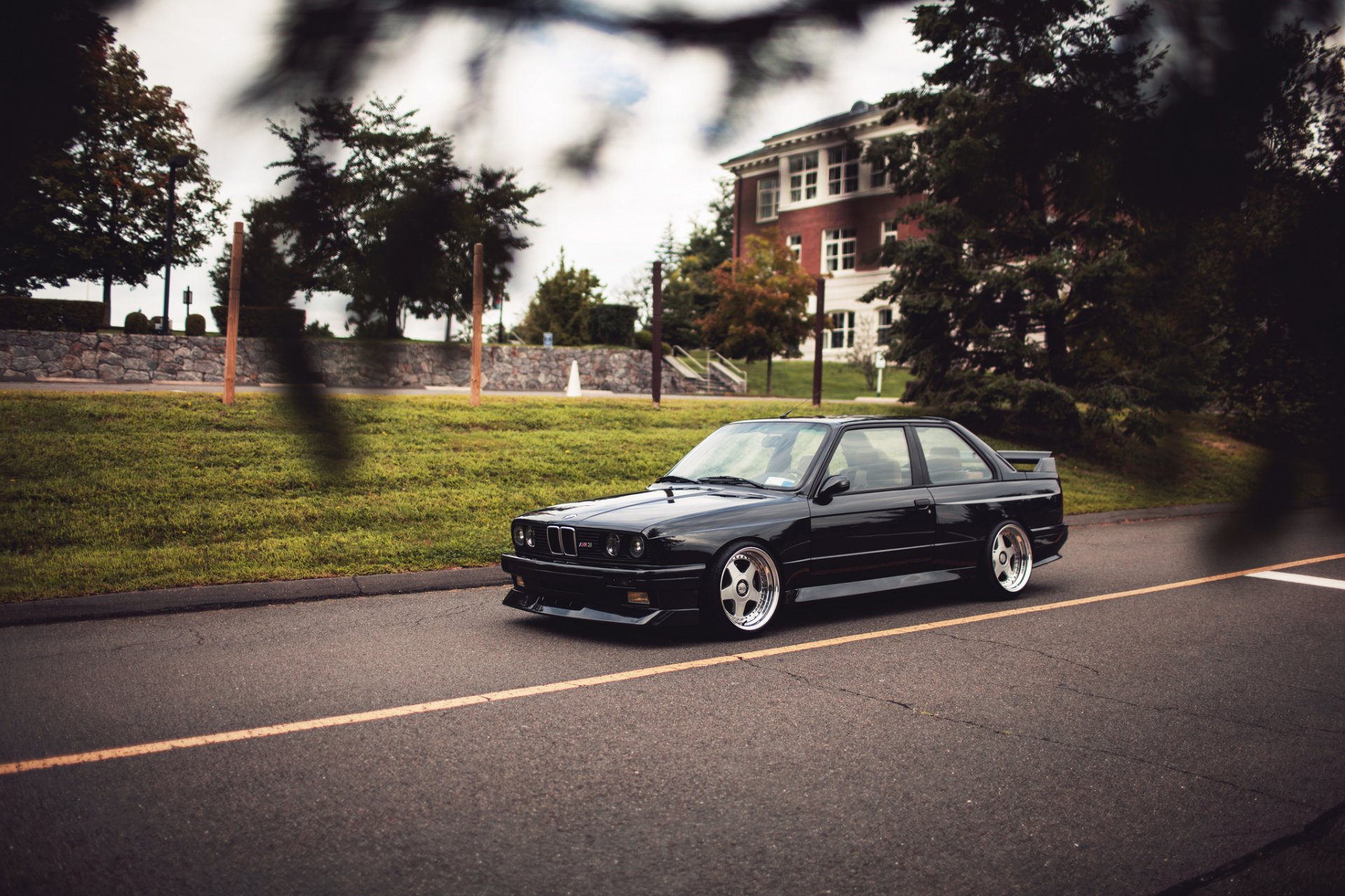 bmw e30 m3 schwarz tuning bmw