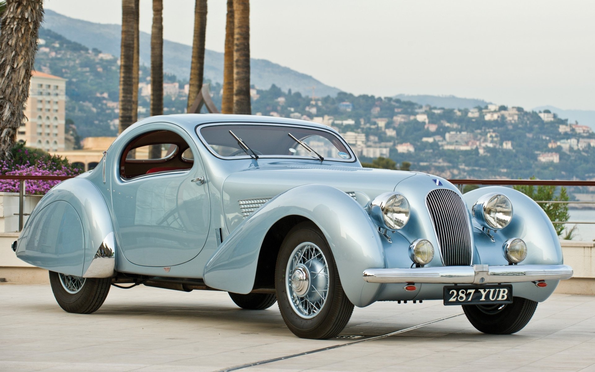 talbot-lago t23 teardrop coupe by figoni&falaschi 1938 talbot front retro panorama