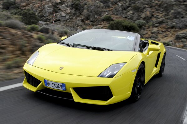 Lamborghini Gallardo Cabrio Wallpaper für Desktop