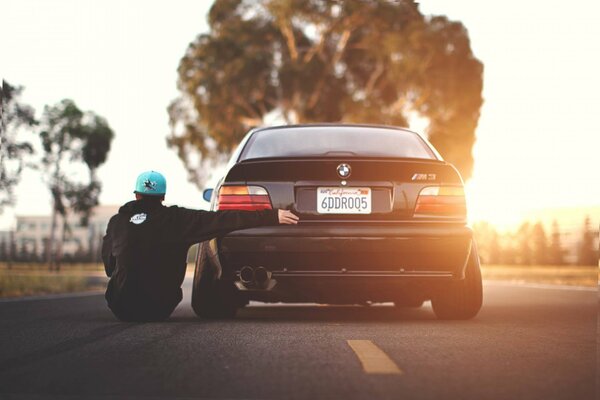 BMW Coupe chico en la tapa