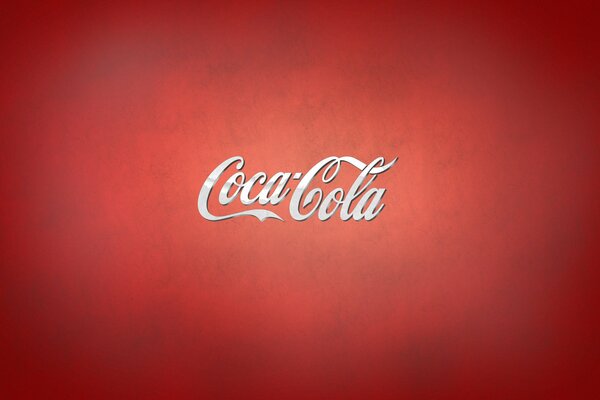 Coca Cola on a red background is a New year s icon