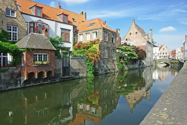 Ciudad vieja de verano de Venecia