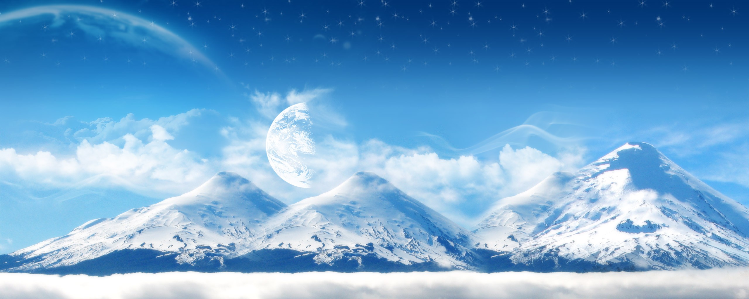 mountain snow world