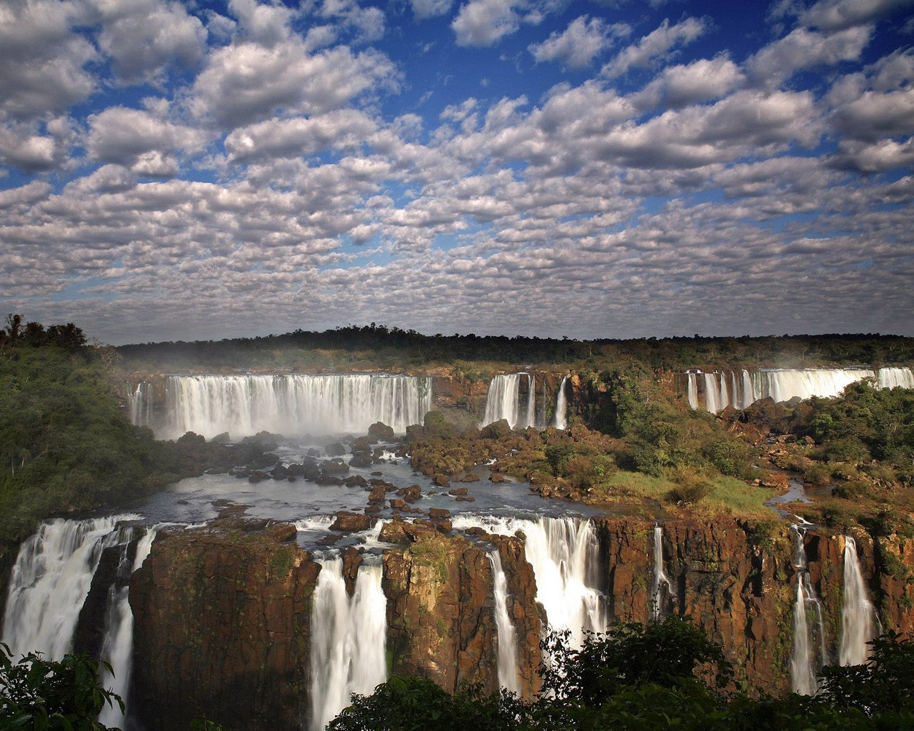 himmel wolken wasserfall