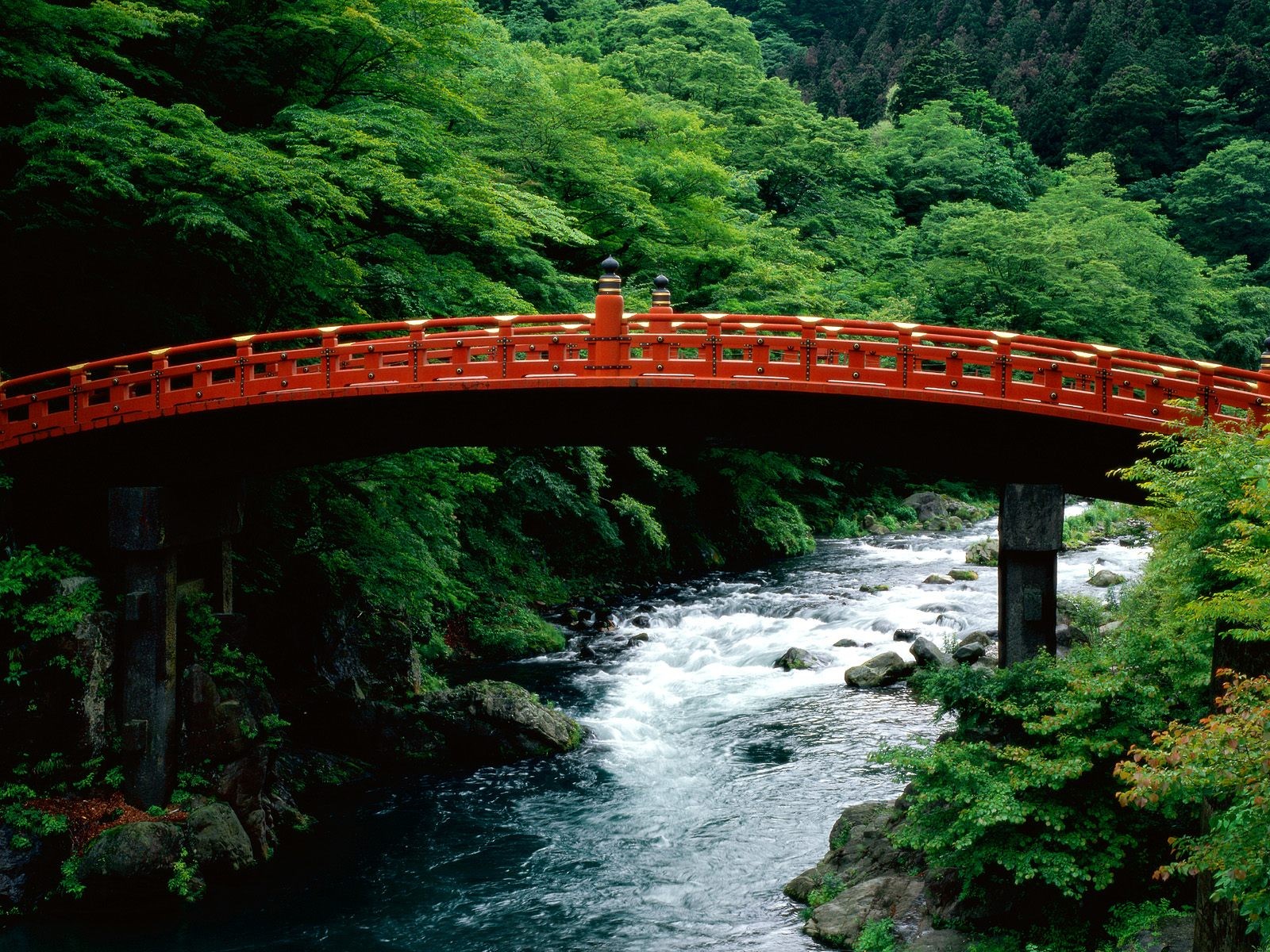 puente sagrado río daya nikko japón