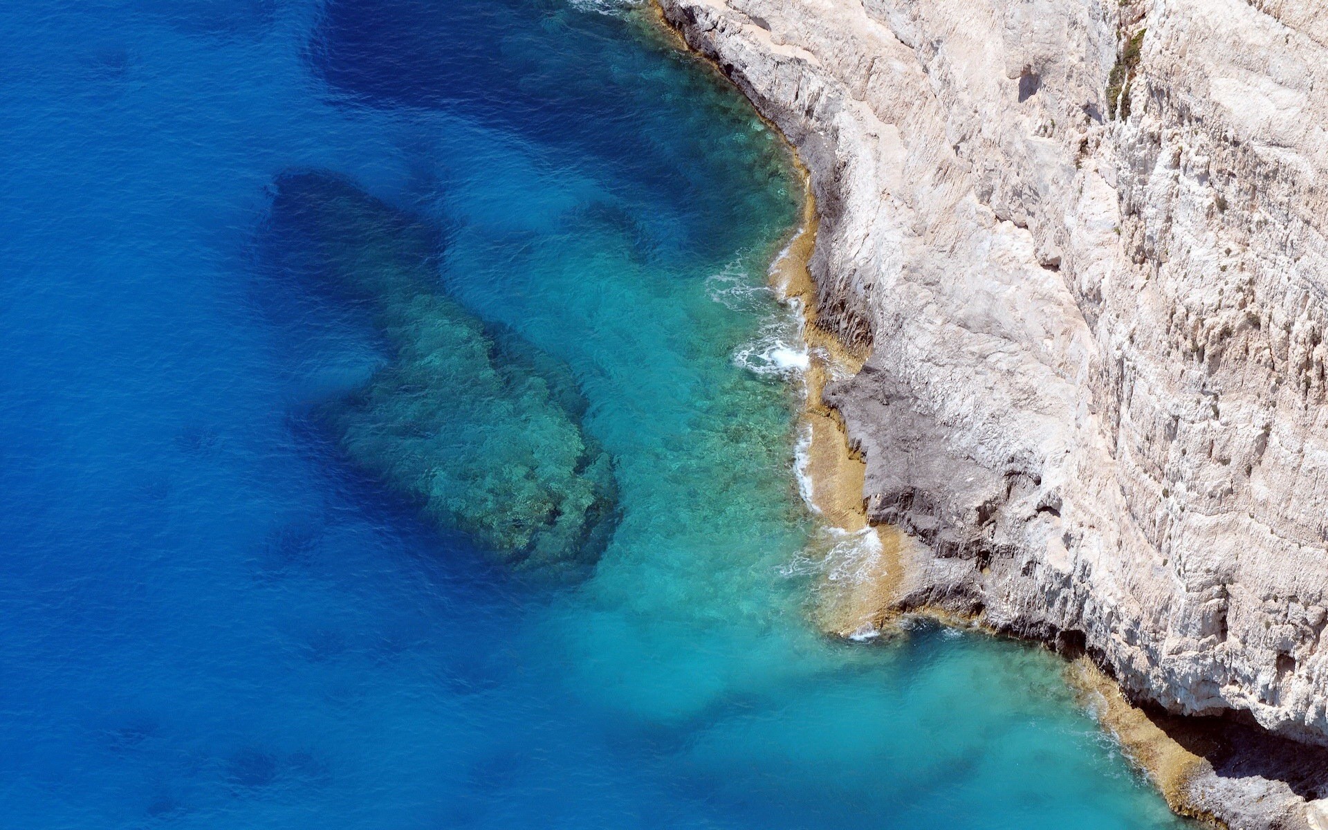 paisaje olas mar roca