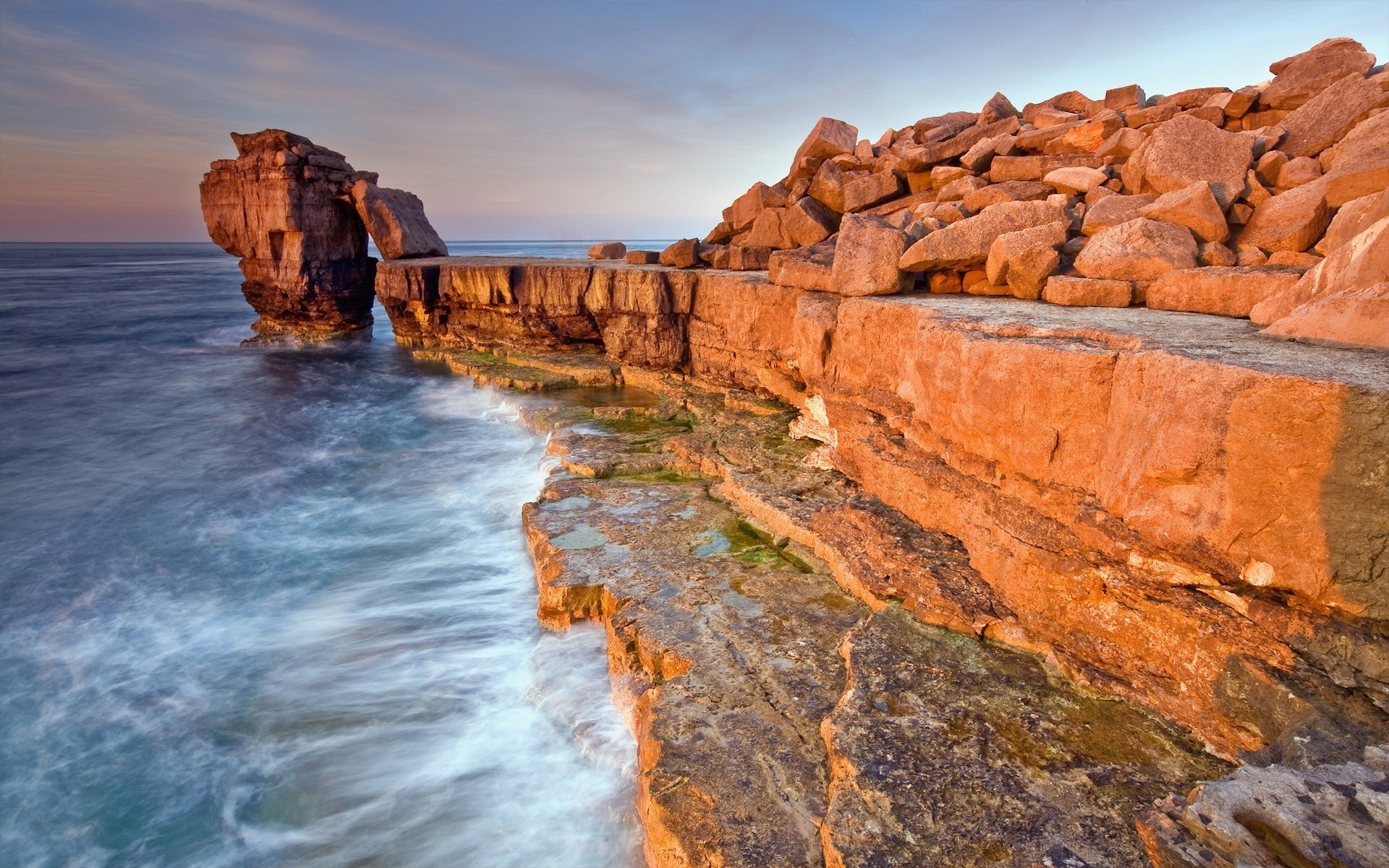 onde roccia mare scogliera