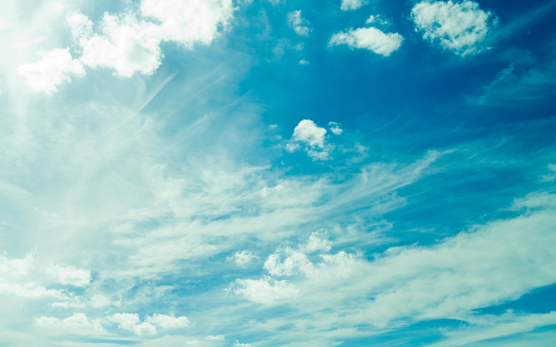 cielo nubes luz azul