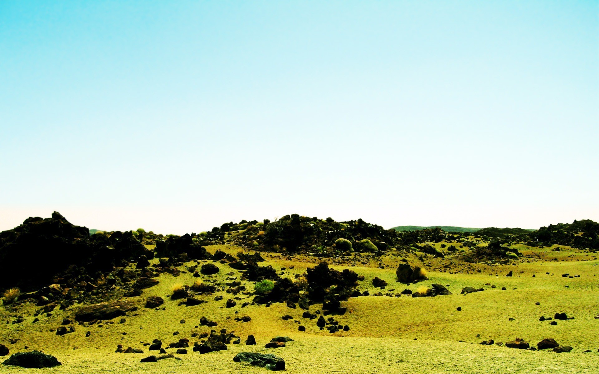 cielo piedra estado de ánimo montañas