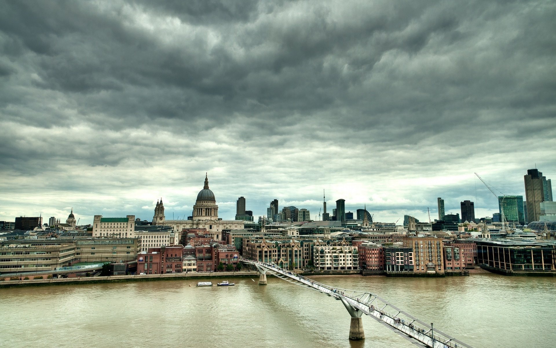 london london england uk millennium bridge