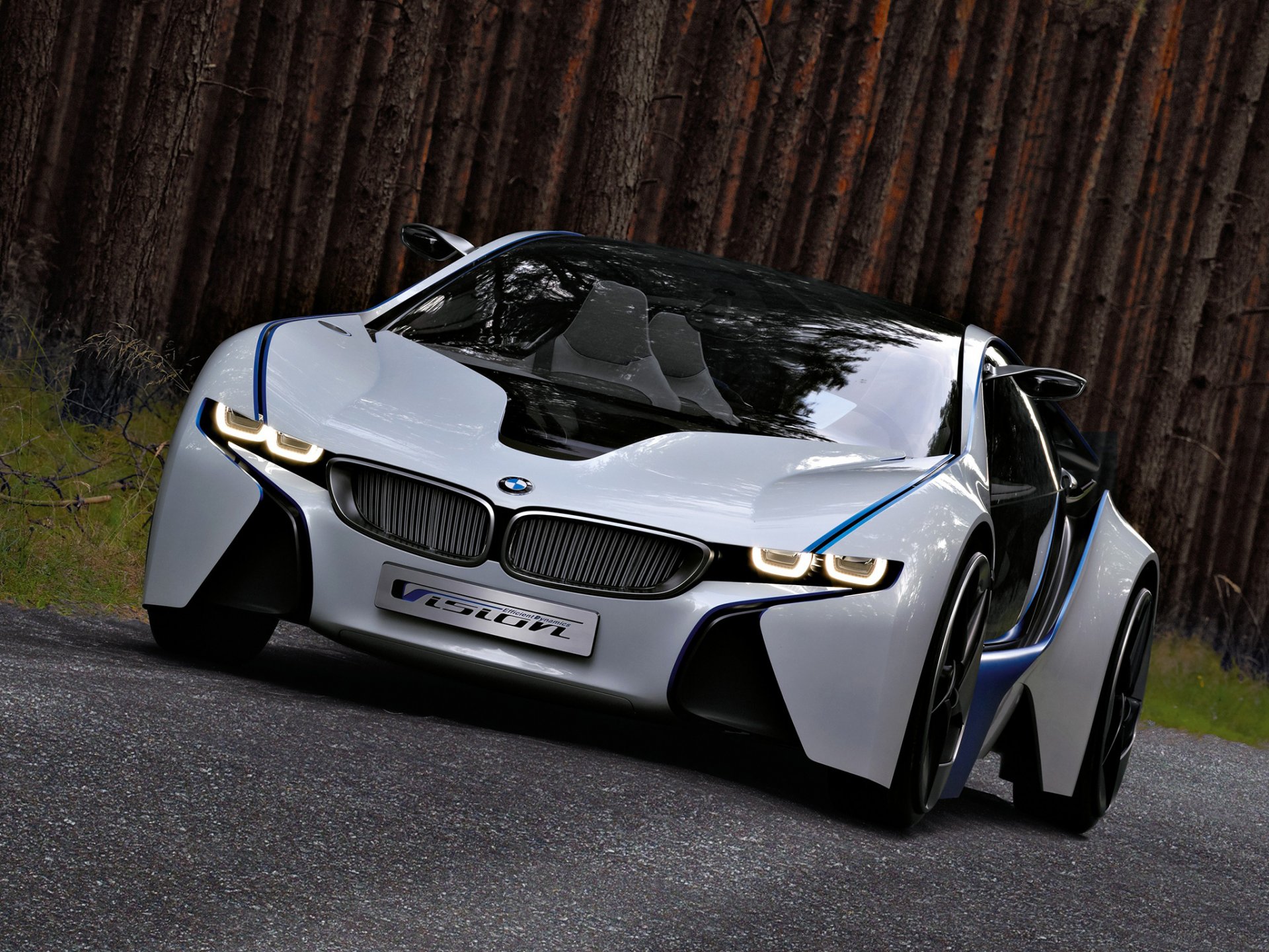 bmw vision efficientdynamics concept samochód bmw concept przód