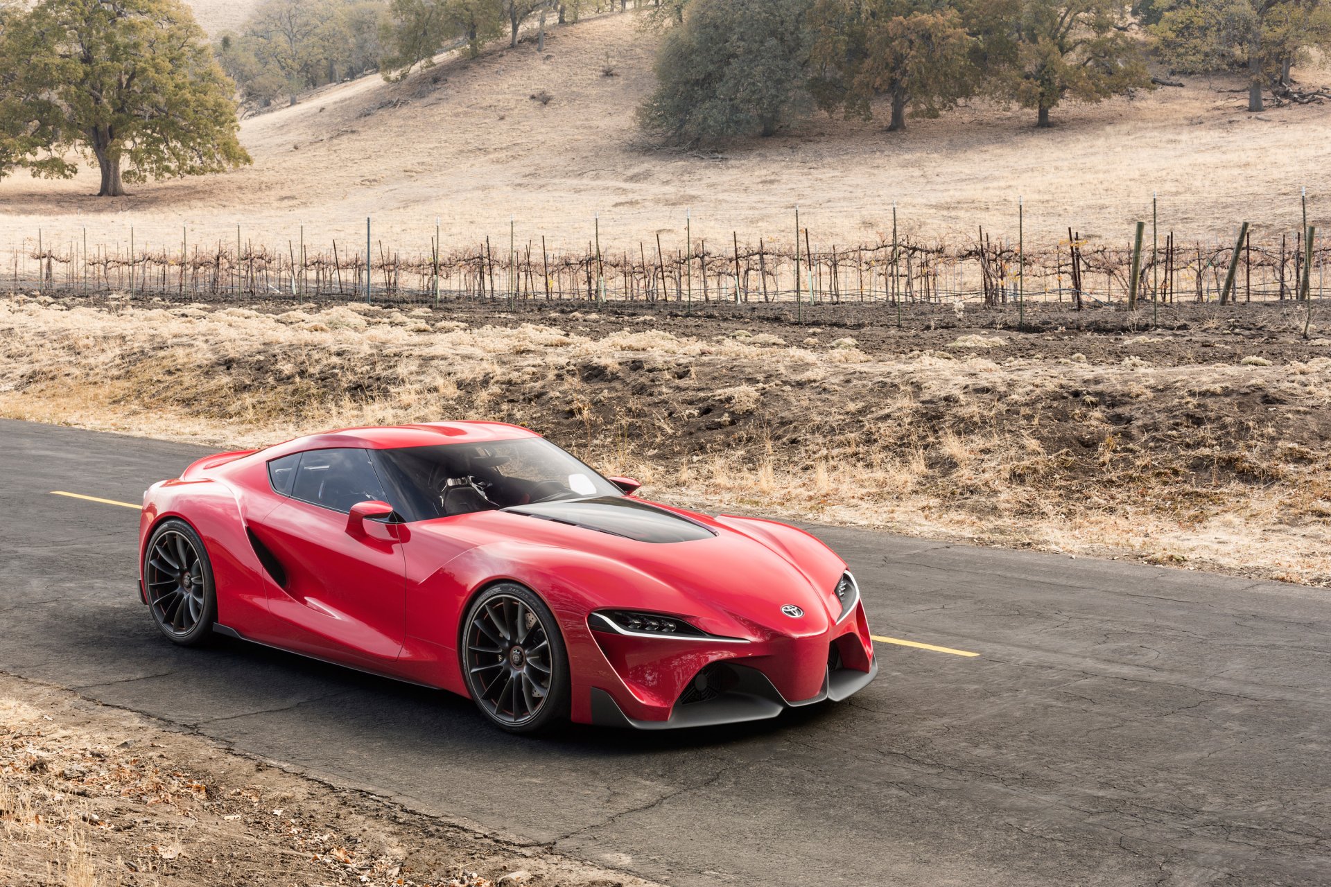 toyota ft-1 concept auto toyota beauty concept red