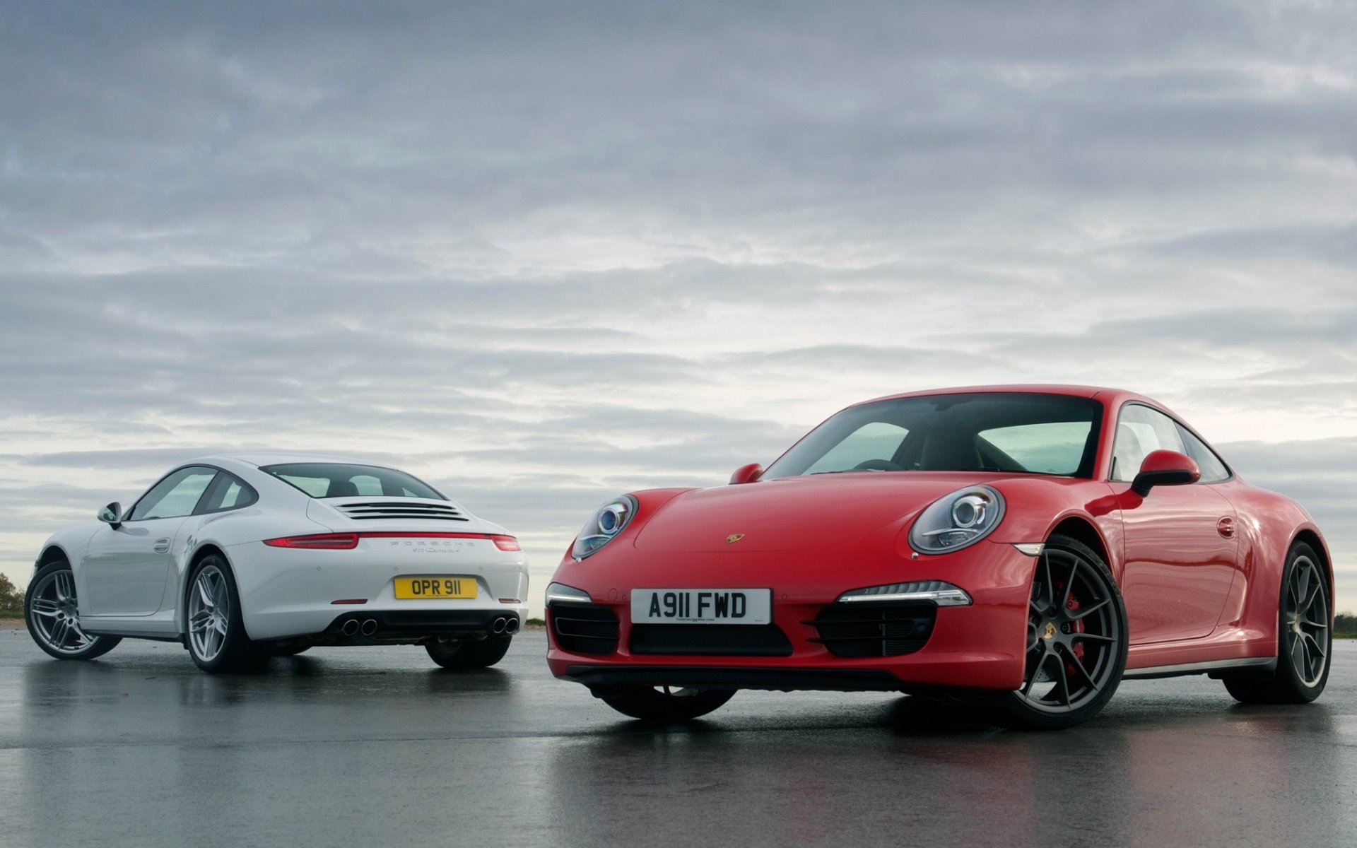 porsche 911 carrera porsche carrerra red white sky