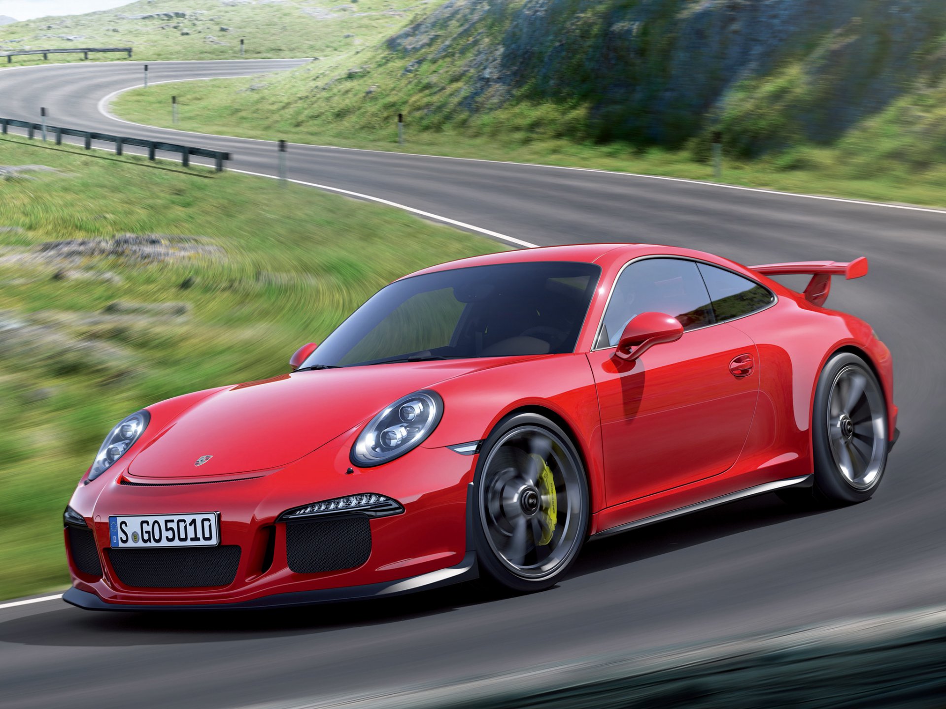 porsche 911 gt3 superdeportivo rojo