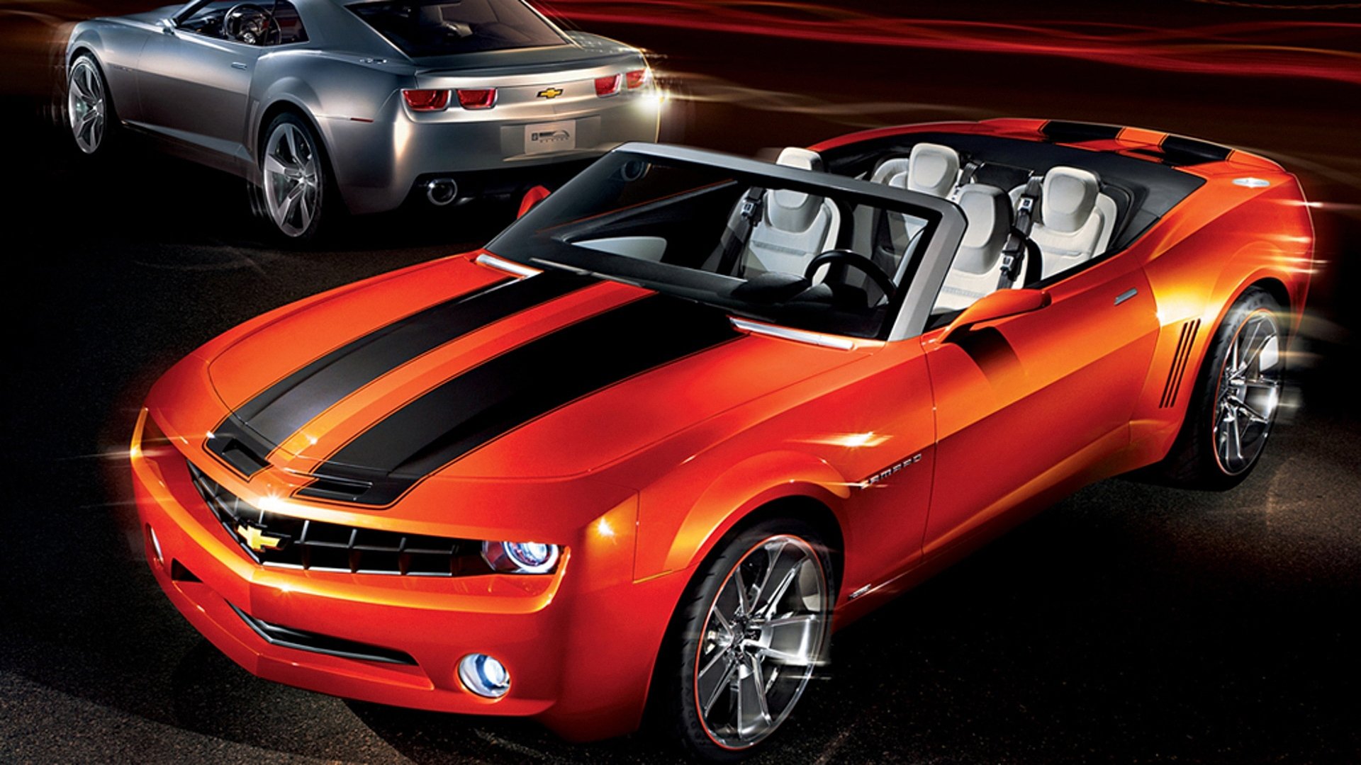 chevrolet camaro supersportwagen cabrio kunst