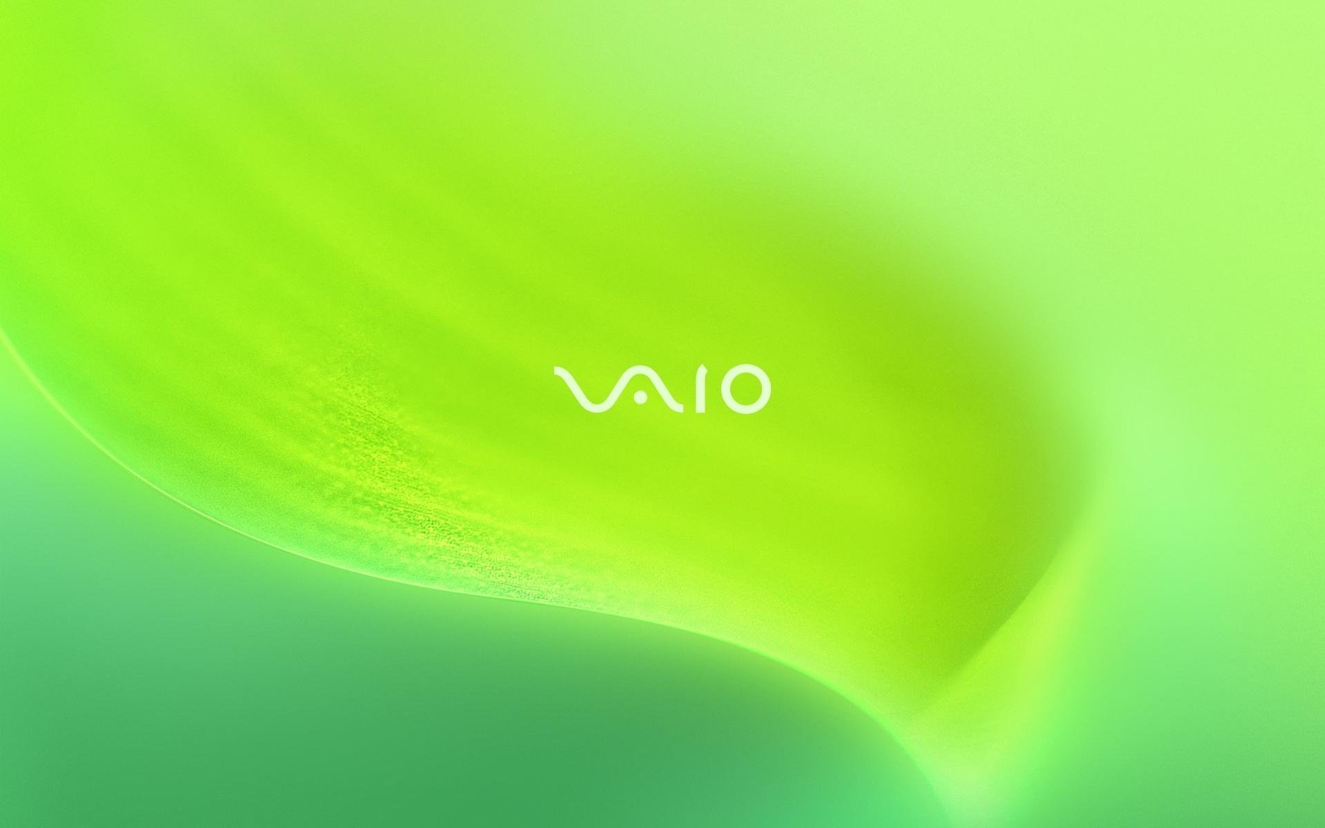 vaio sony hoja verde