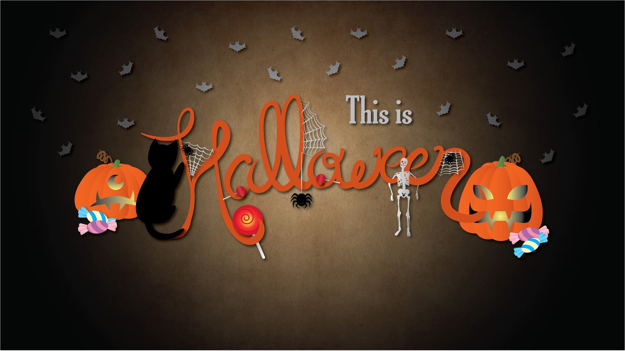 2560x1440 halloween fiesta halloween calabazas