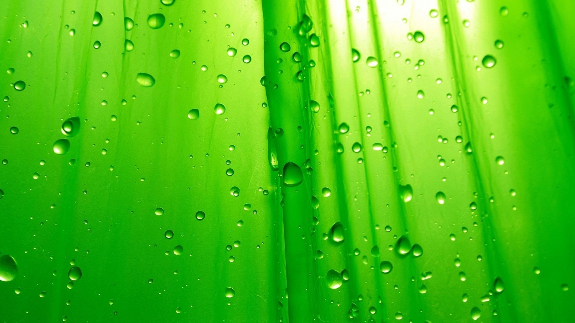 macro drops green