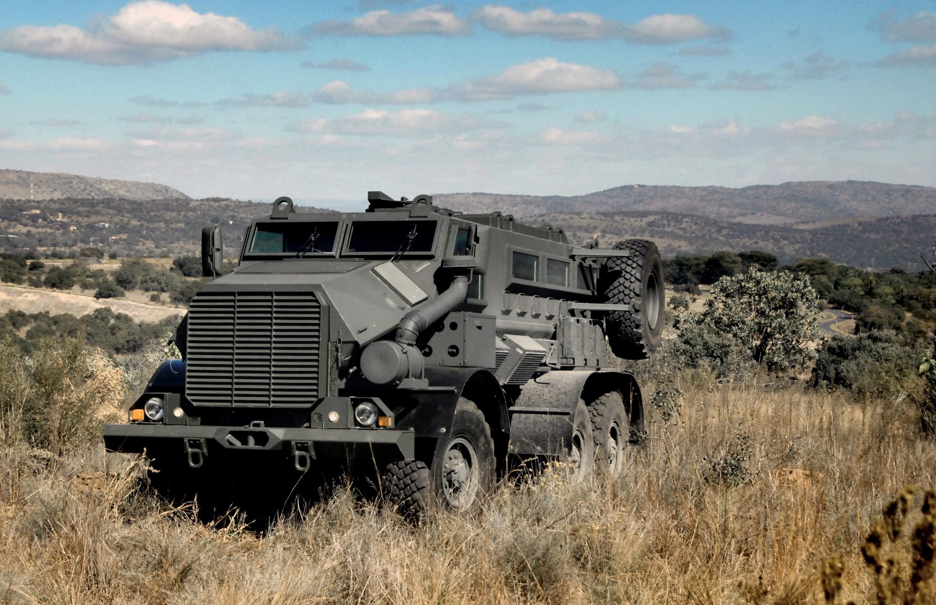 bae systems casspir mk6 naturaleza hierba