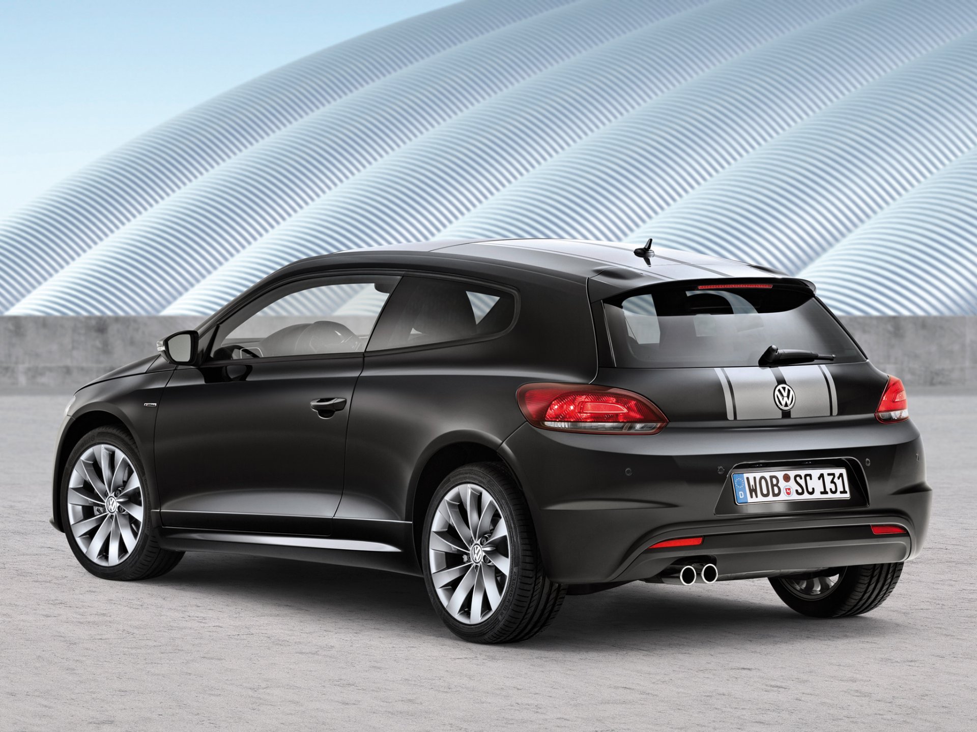 volkswagen scirocco миллион фольксваген сирокко вид сзади