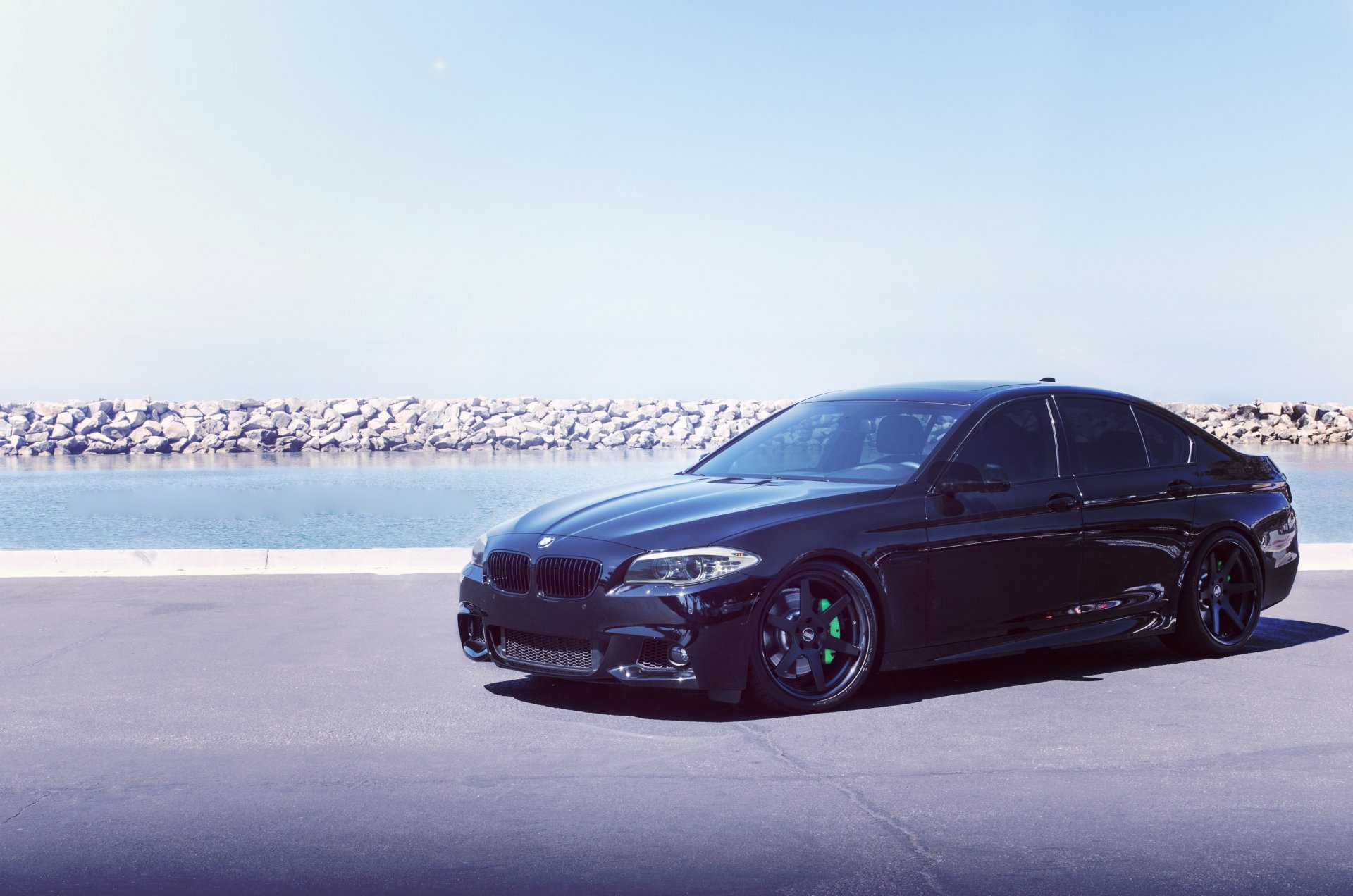 bmw f10 konzept eins tuning schwarz