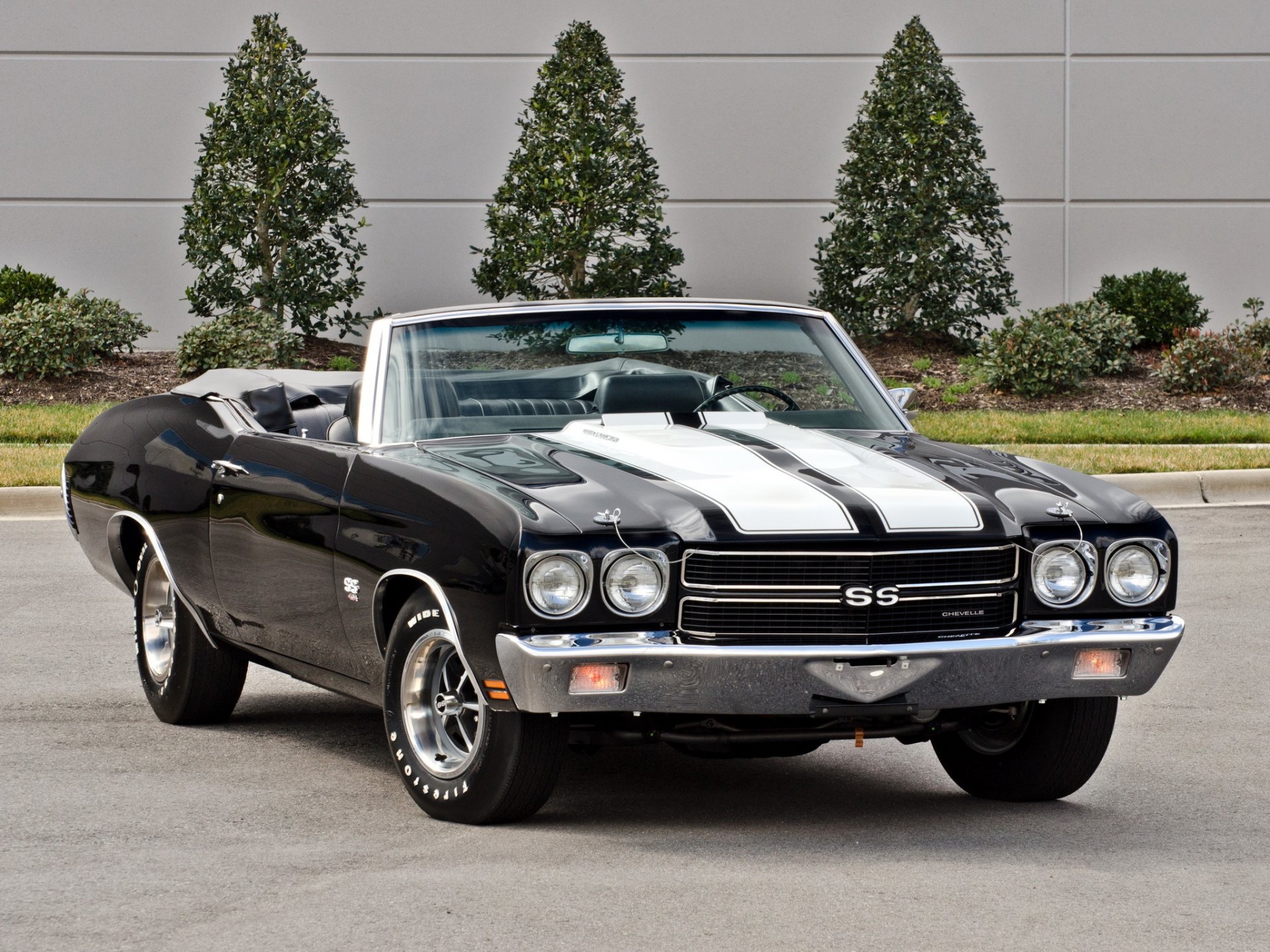 chevrolet chevelle ss ls6 кабриолет мышцы автомобиль передок полосы