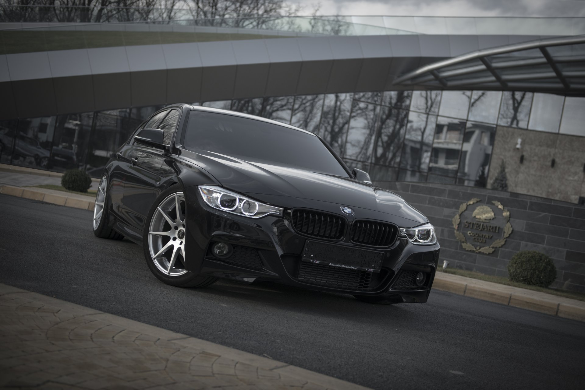 bmw tuning bmw nero fari anteriori