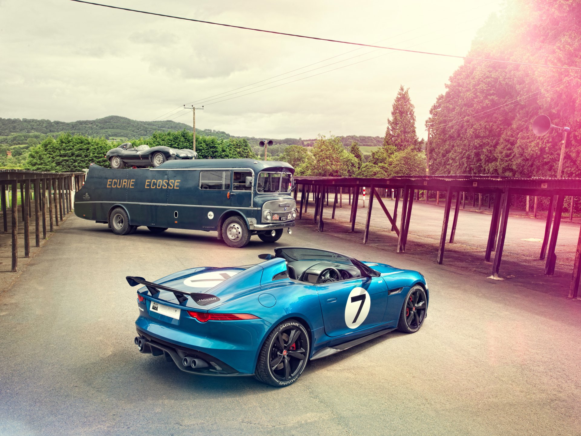 jaguar projet 7 concept certains avobus jaguar d-type 1954