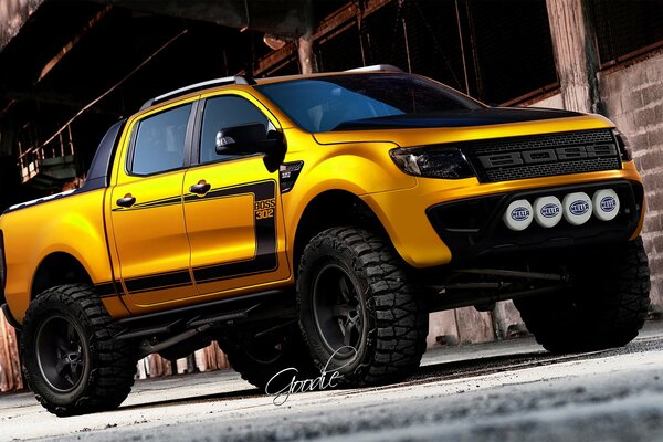 Virtuelles Tuning eines Ford Pickup SUV