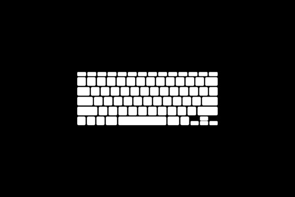 Blank for keyboard background black