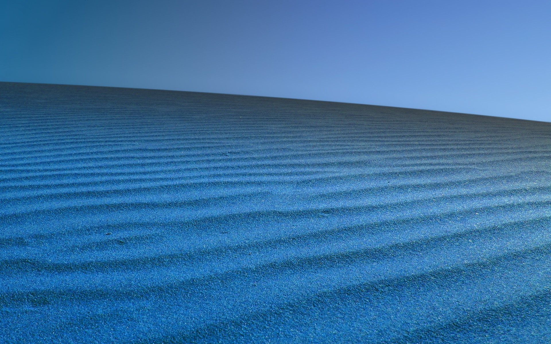 blue sand dune