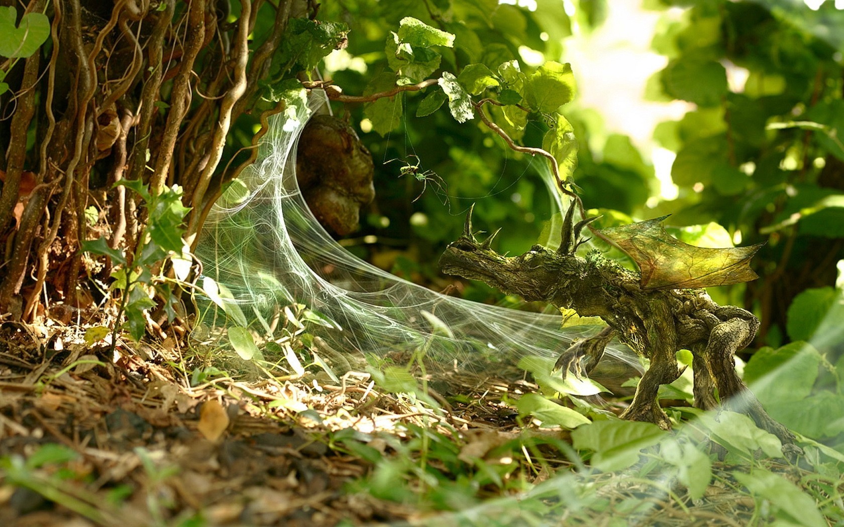 plant web camouflage