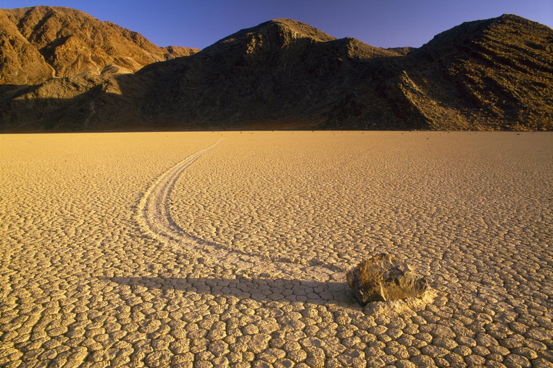 creeping stone dried lake