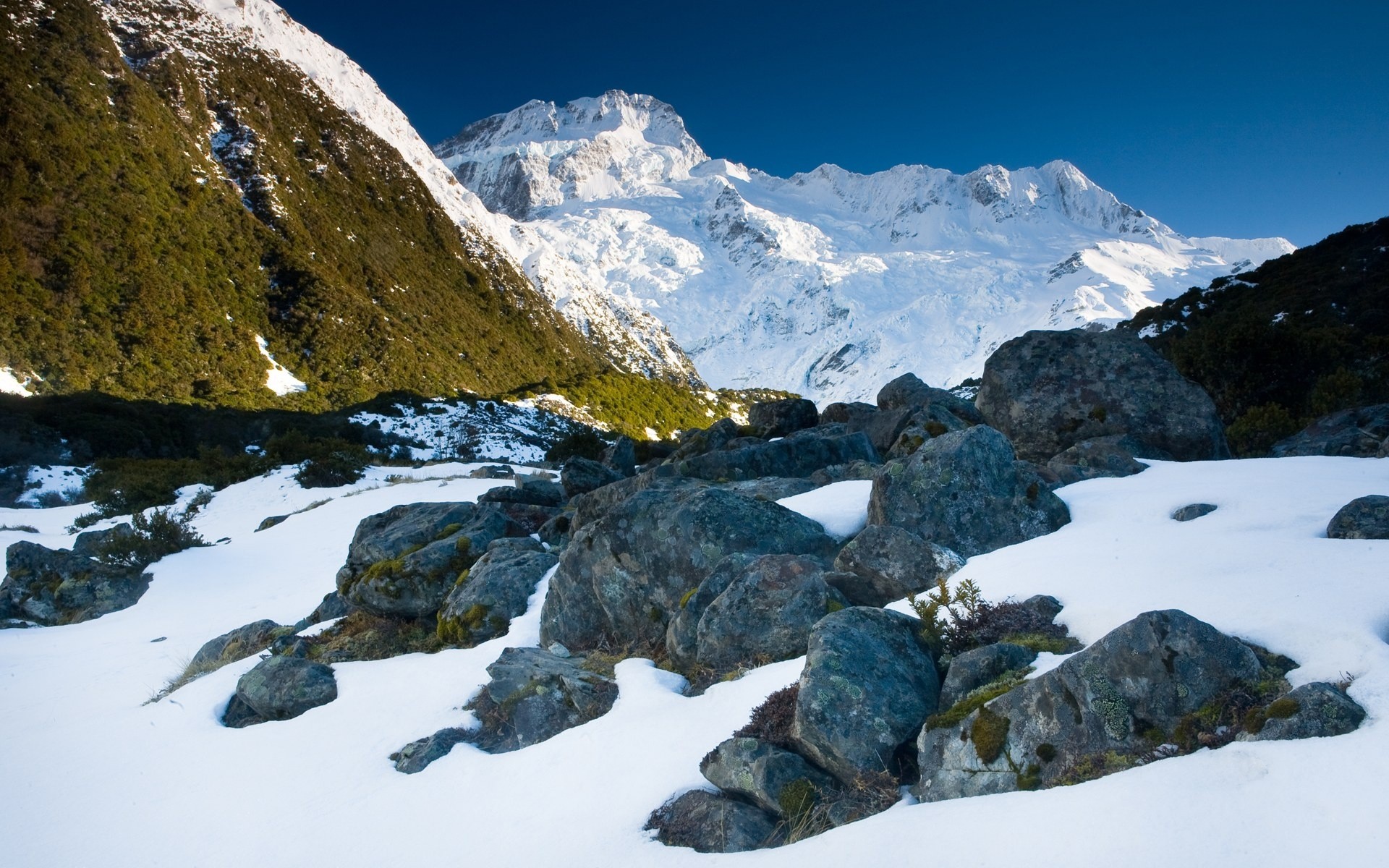 berge schnee protalins sonne