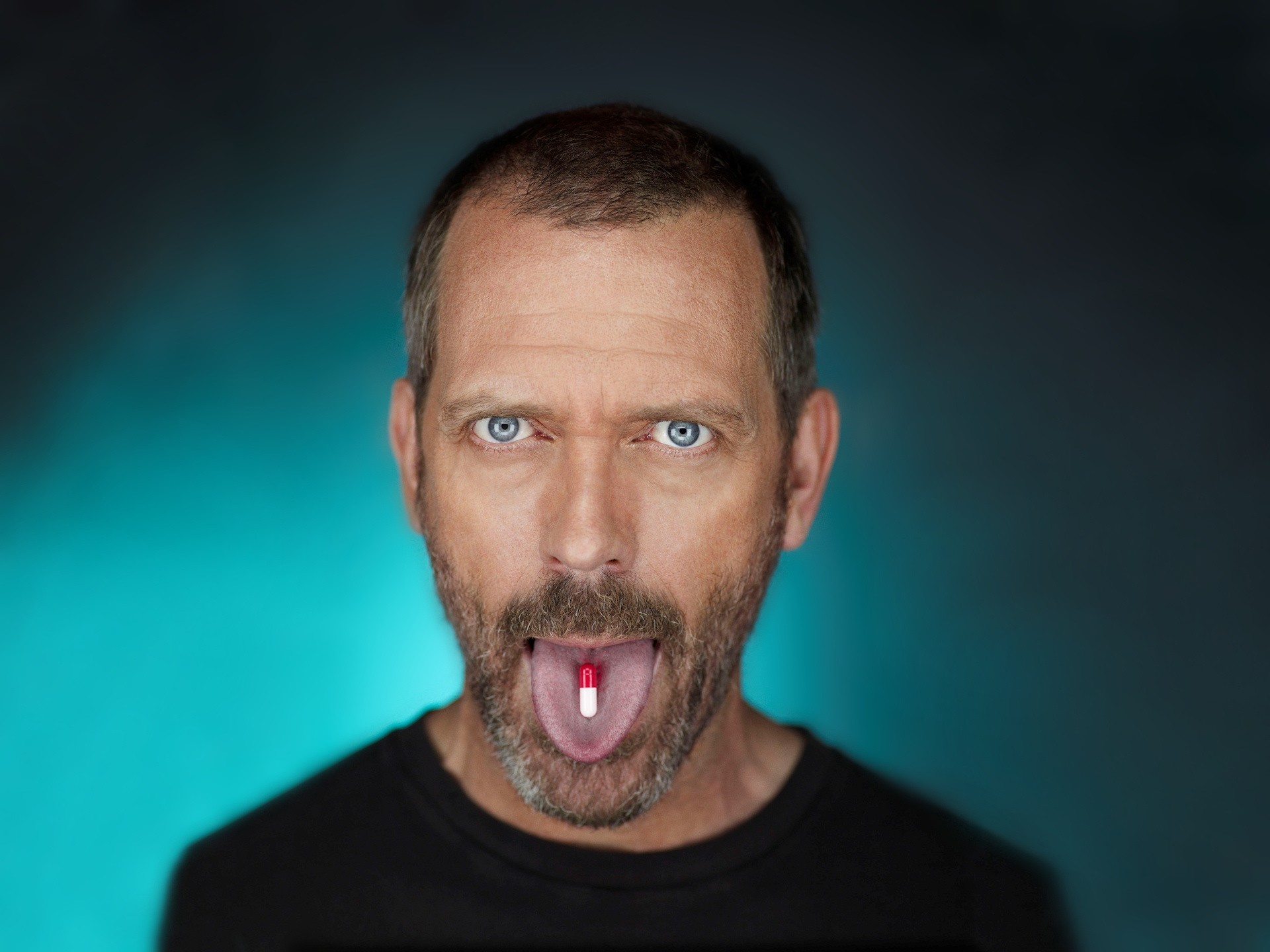 house md pillole hugh laurie lingua