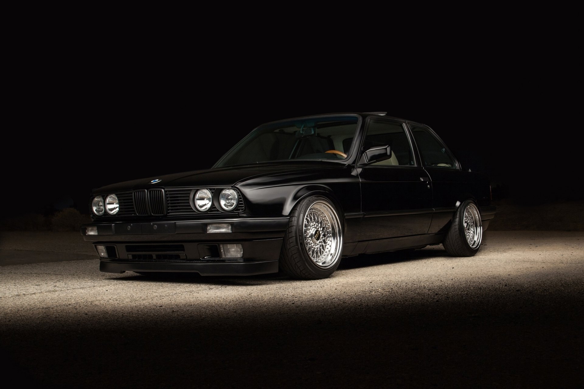 bmw e30 bbs rs position schwarz