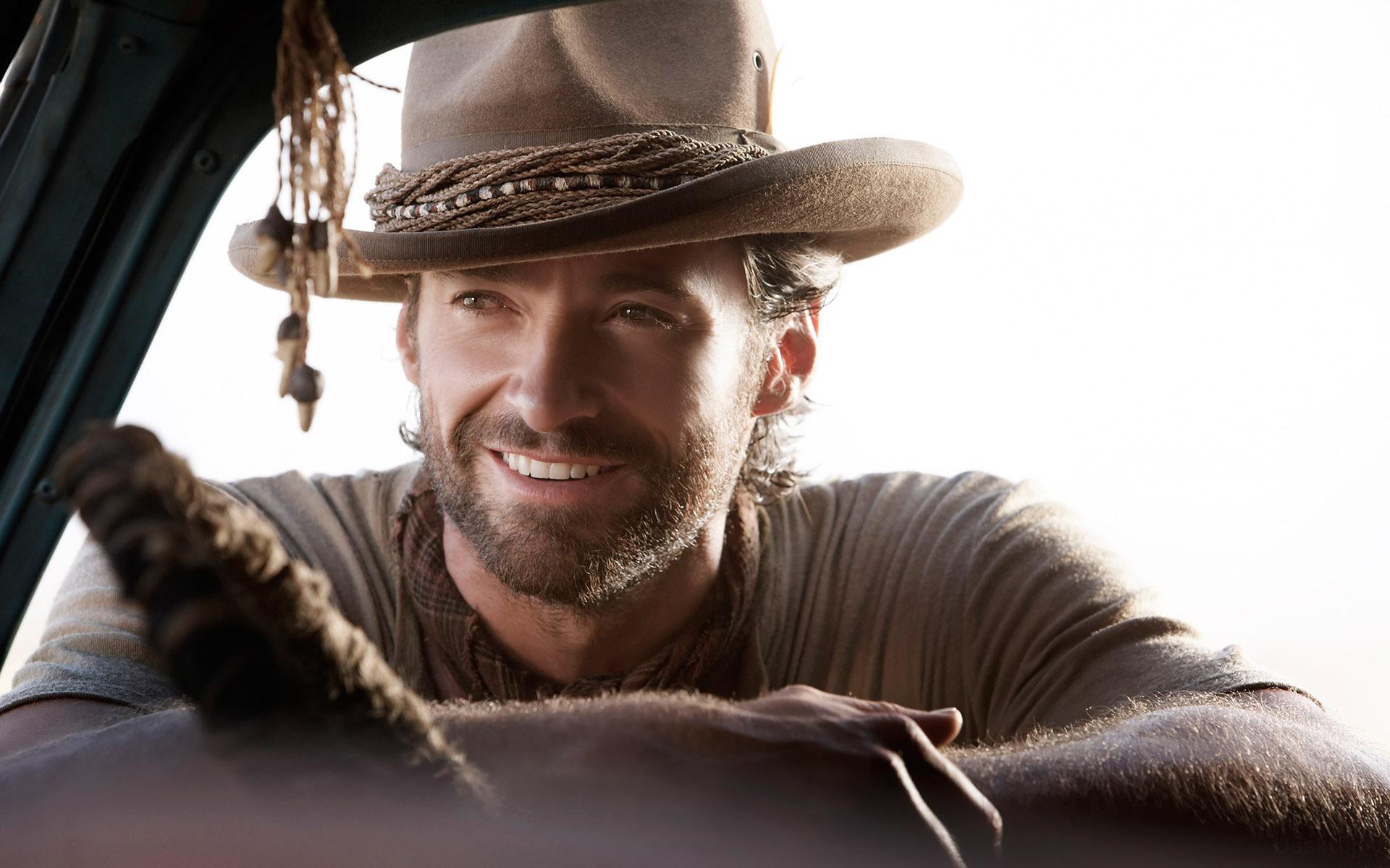 hugh jackman actor sonrisa sombrero