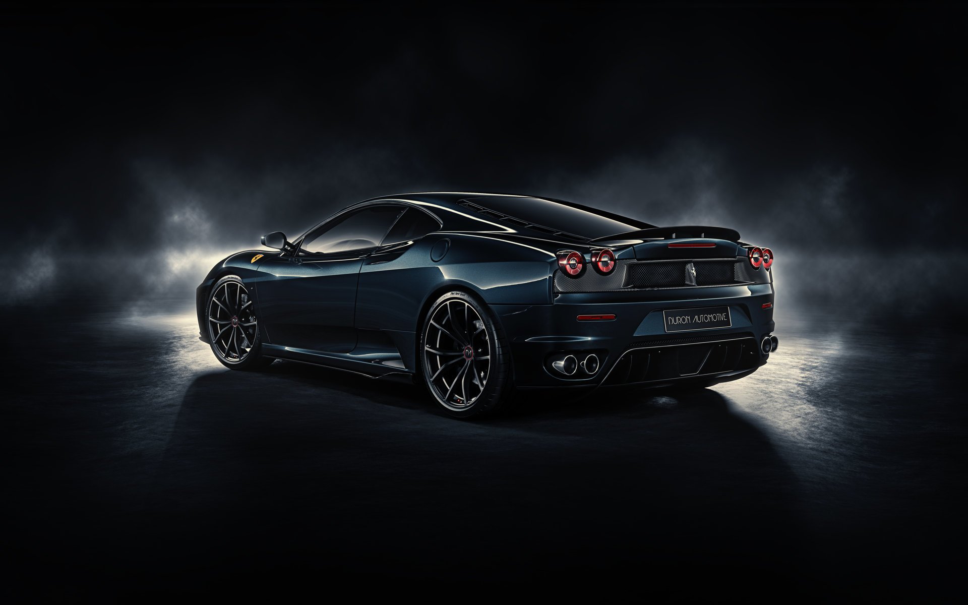 ferrari f430 midnight black by durondesign rear