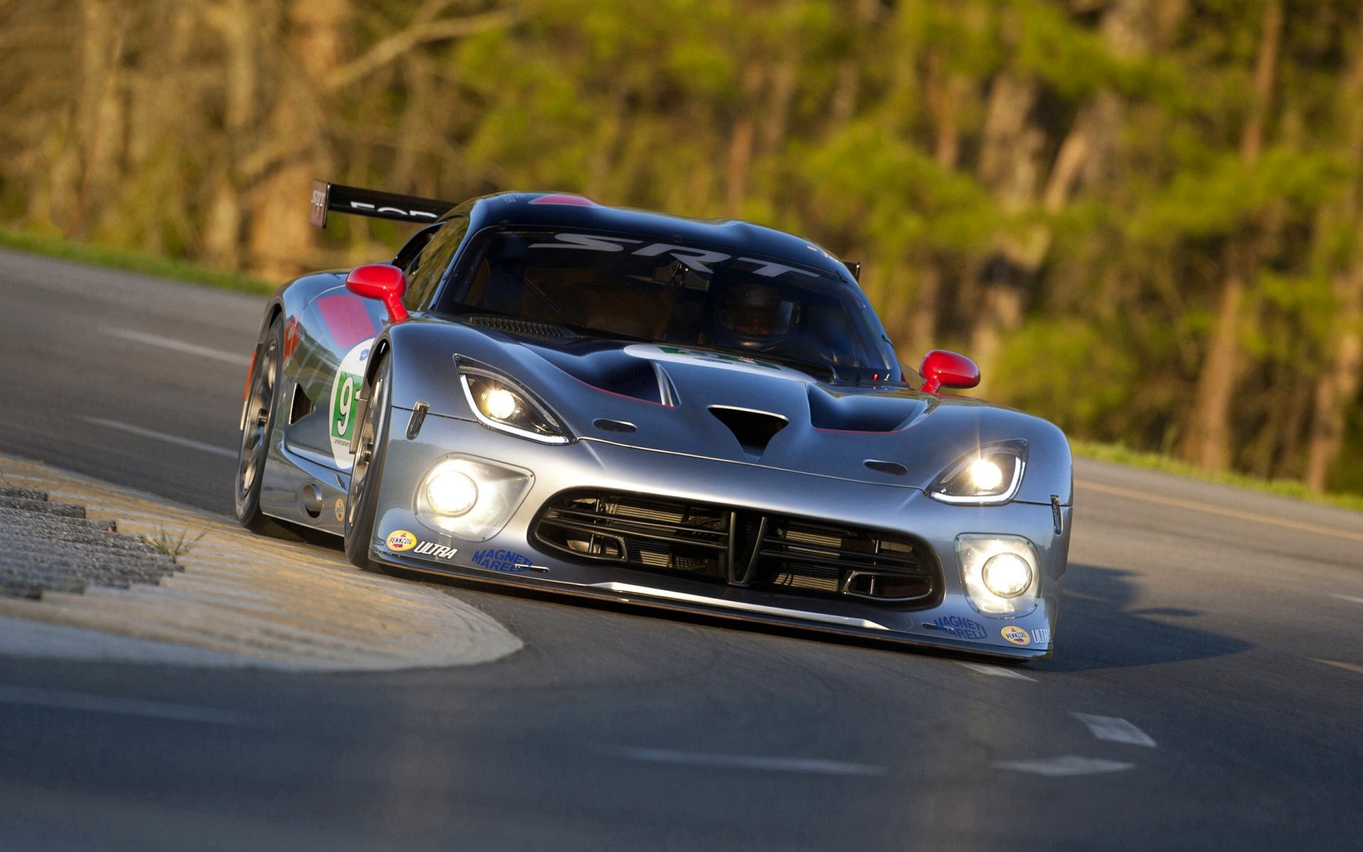 ausweichen viper gts hundert front viper auto sportwagen scheinwerfer motorhaube