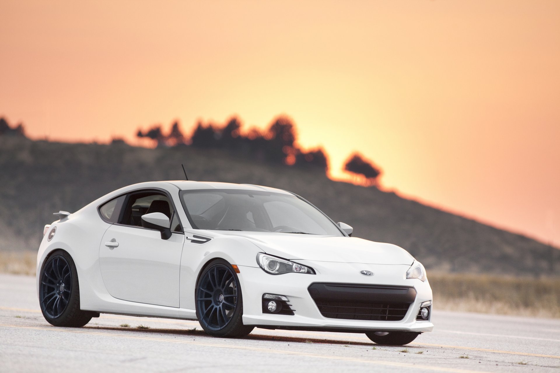 ubaru brz brz subaru asphalt abend sonnenuntergang