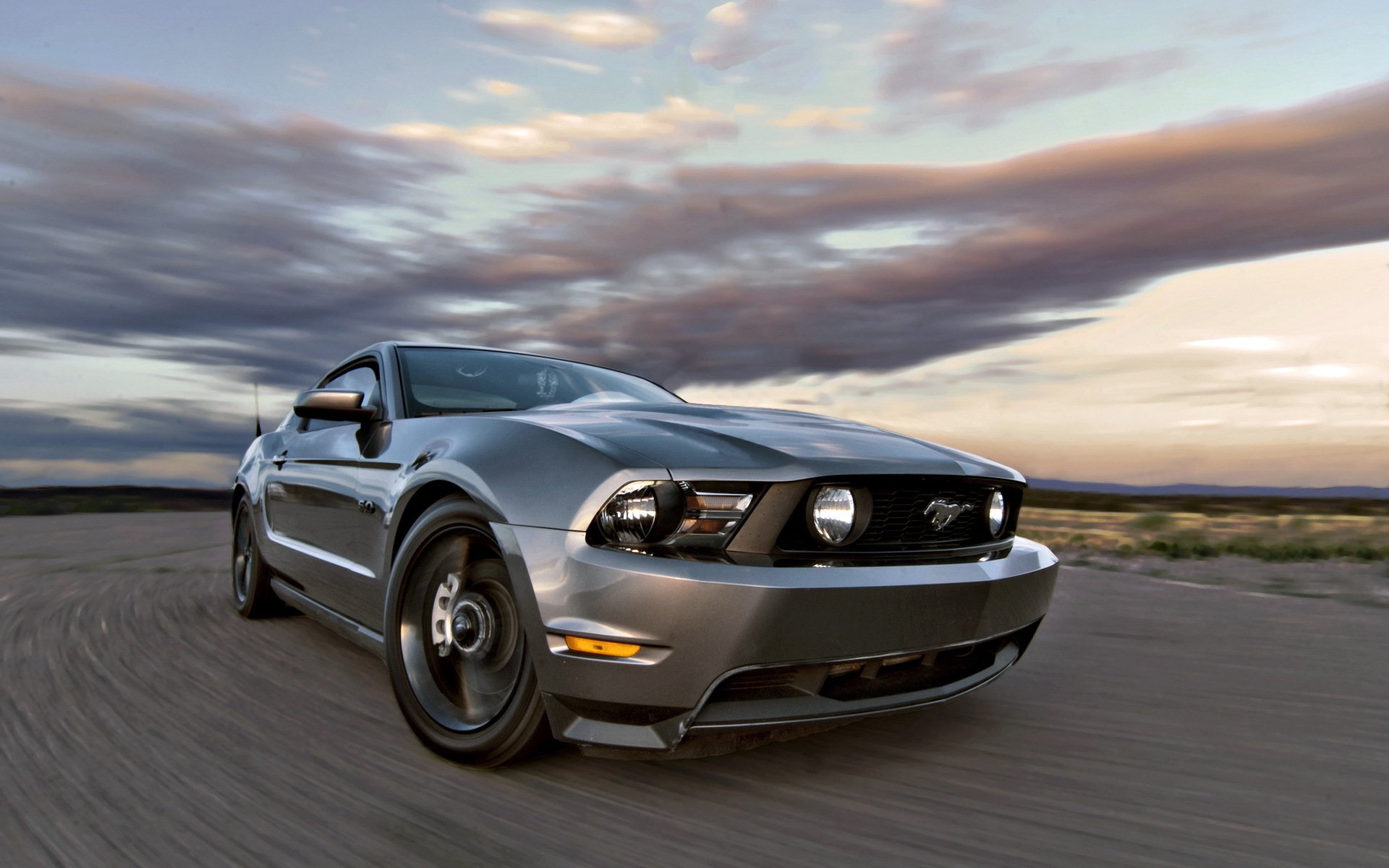 mustang gt auto straße