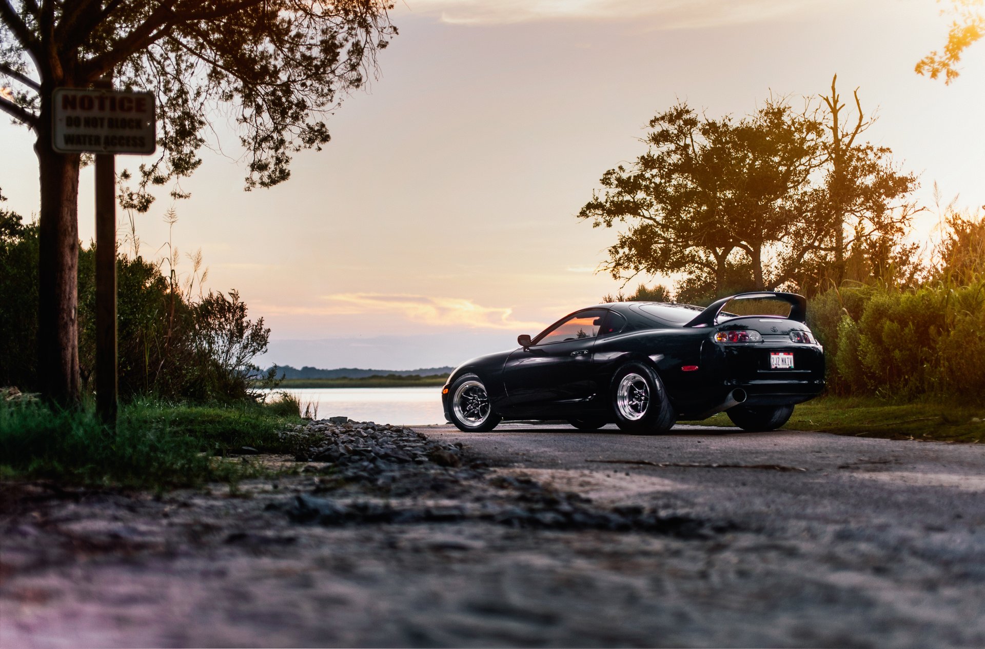 toyota supra coche negro toyota supra auto