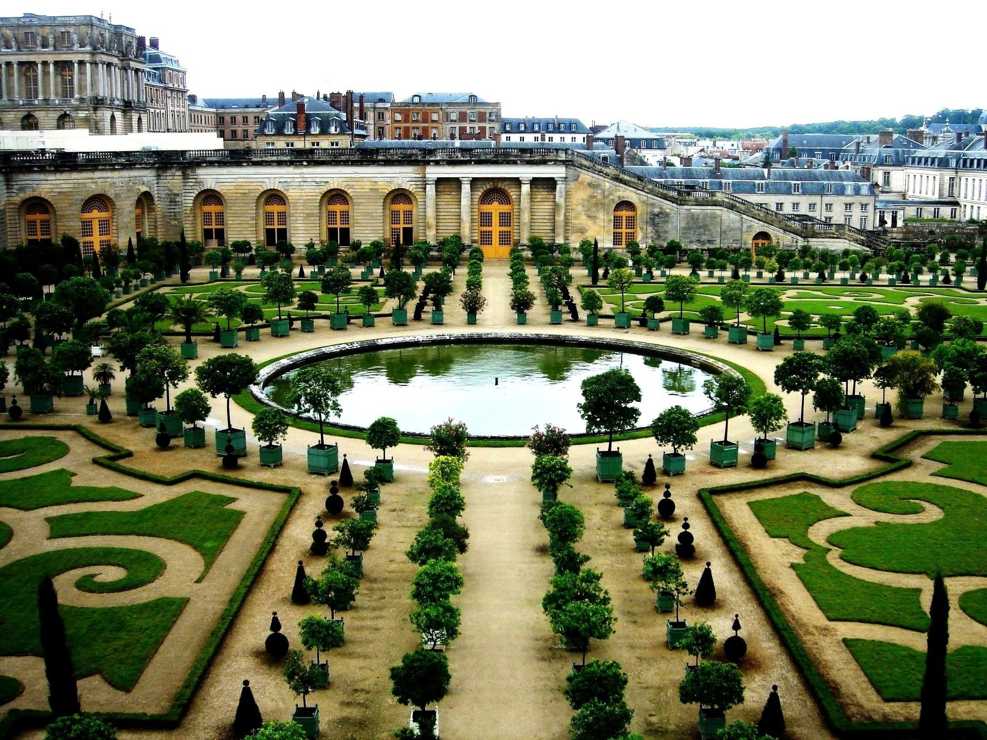 francia versailles giardino edifici architettura