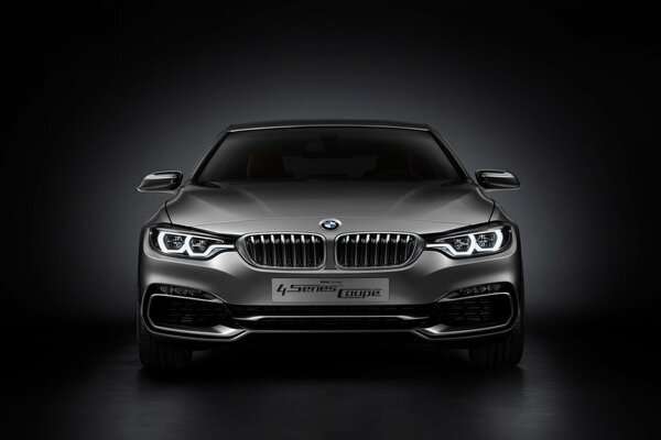 Black BMW hades car front