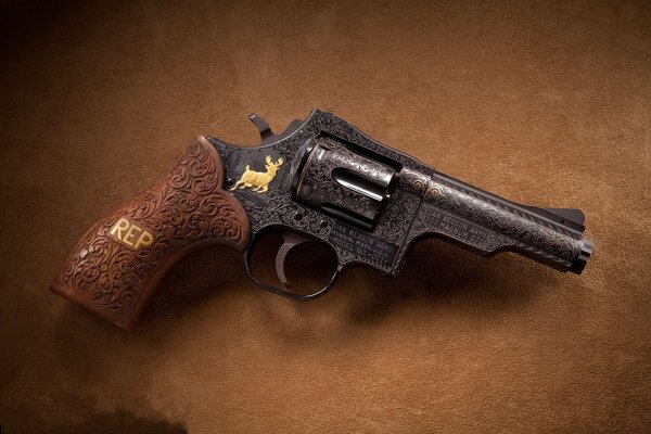 Revolver vintage della compagnia americana Wesson