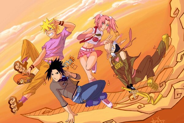 Naruto Trio sasuke und sakura