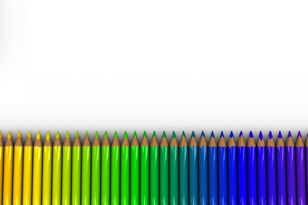 Wielokolorowe ołówki kontra czarno-białe