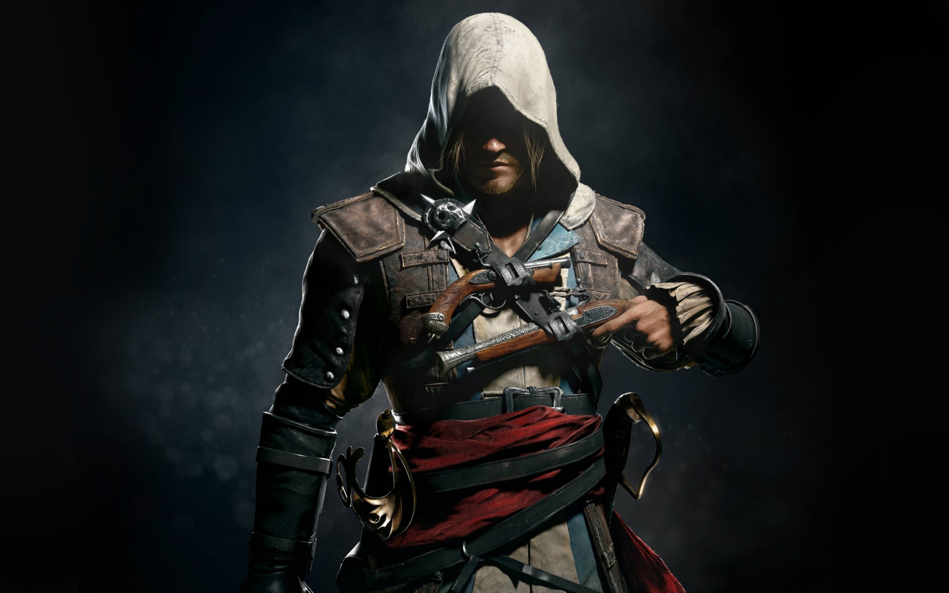 drapeau assassins creed noir