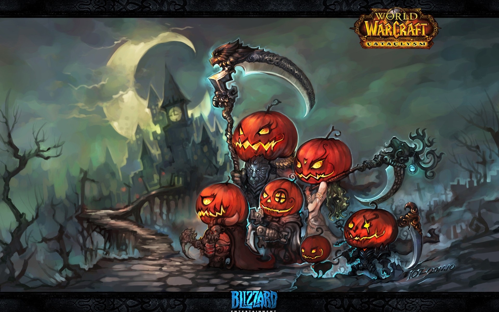 immagini halloween zucche buran fantasia fan art mmorpg